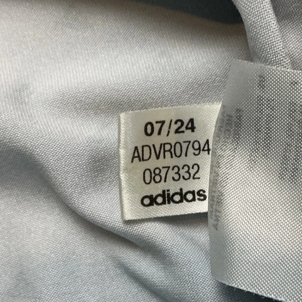 Adidas Adiprint Golf Polo Shirt Mens 2XL Light Blue PreLoved